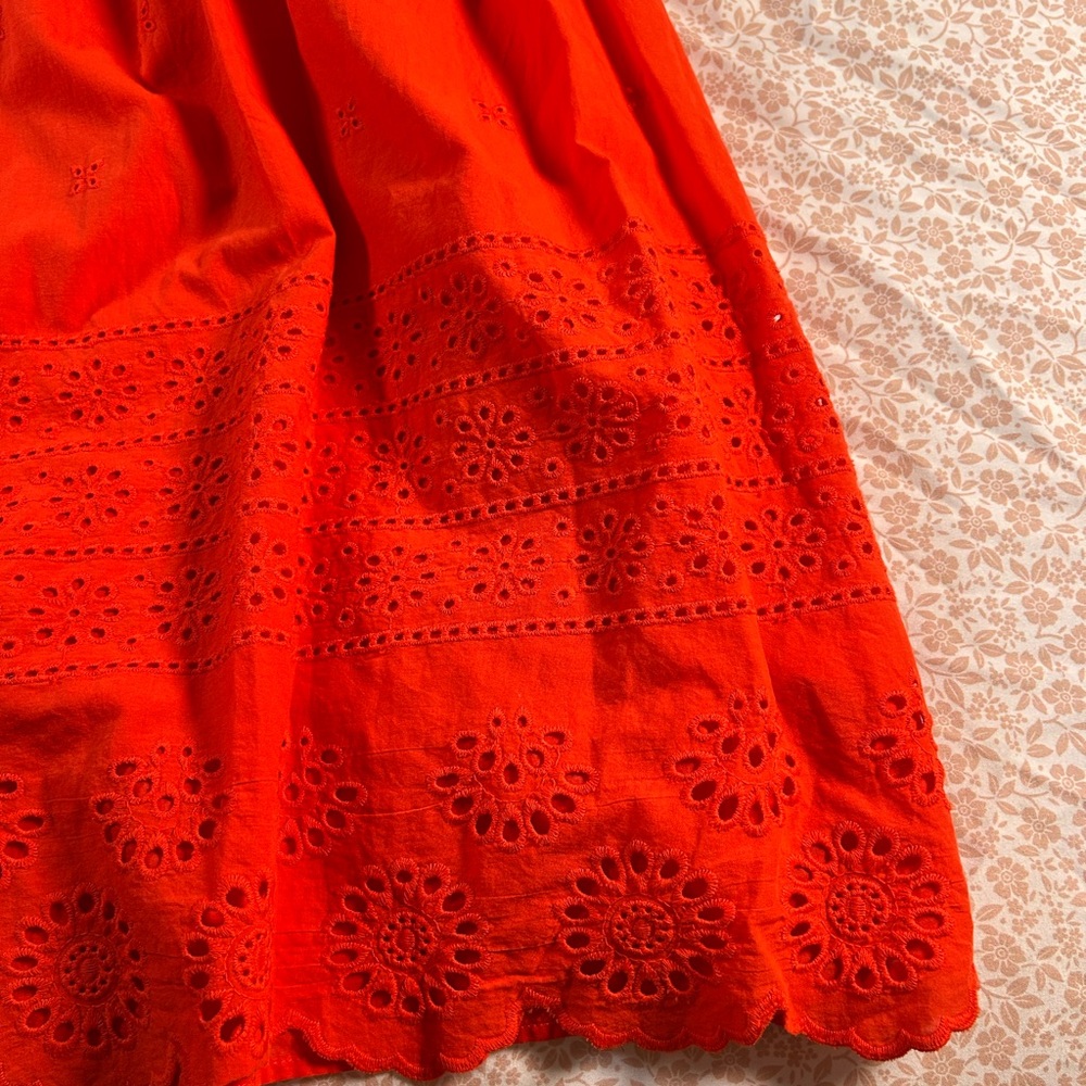 Kate Spade Vibrant Orange Midi Dress - Picture 4 of 11